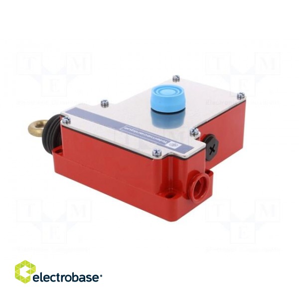 Safety switch: singlesided rope switch | NC + NO | XY2CE | -25÷70°C фото 2