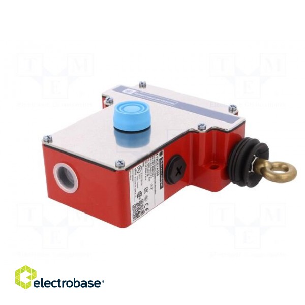 Safety switch: singlesided rope switch | NC + NO | XY2CE | -25÷70°C фото 6