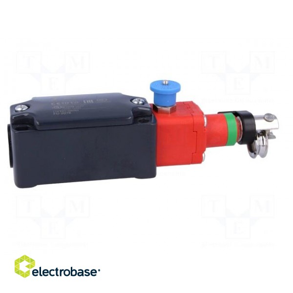 Safety switch: singlesided rope switch | NC x2 + NO | FD | -25÷80°C фото 7