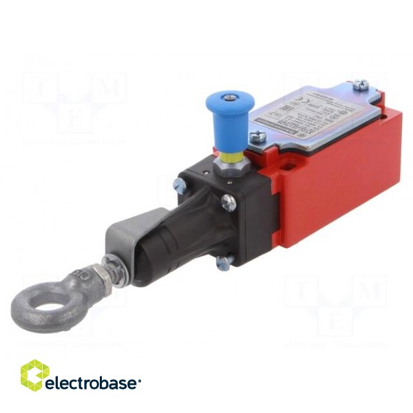 Safety switch: singlesided rope switch | NC x2 | XY2CJ | -25÷70°C image 1