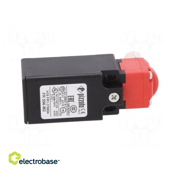 Safety switch: hinged | FR | NC + NO | IP67 | -25÷80°C | black,red image 9