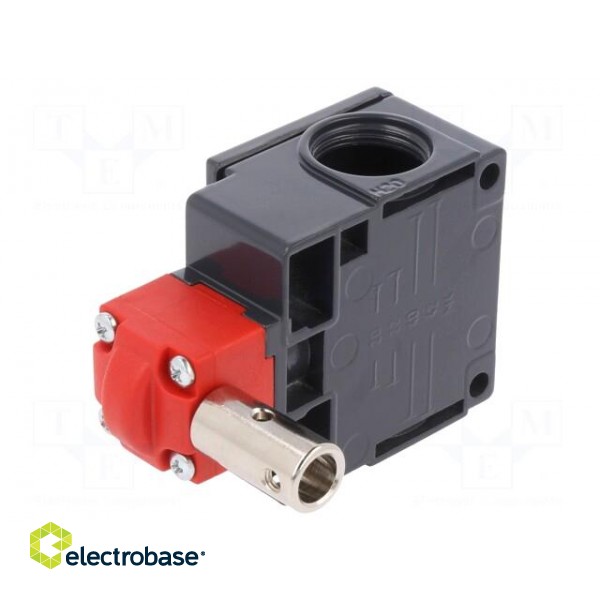 Safety switch: hinged | FZ | NC + NO | IP67 | -25÷80°C | red,grey image 1