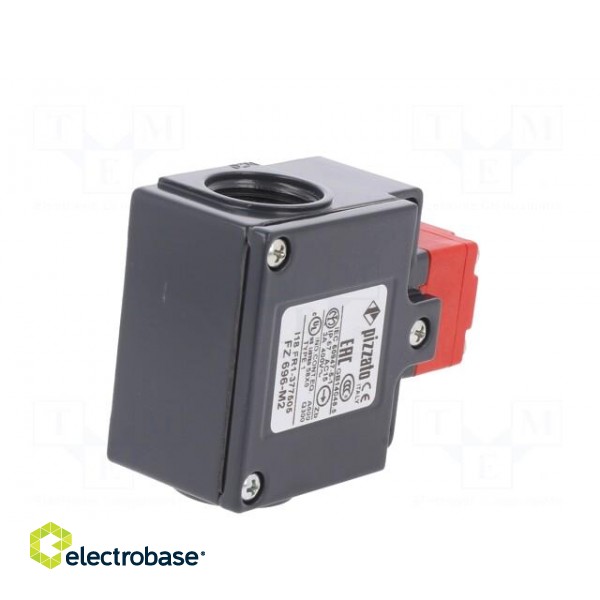 Safety switch: hinged | FZ | NC + NO | IP67 | -25÷80°C | red,grey image 6