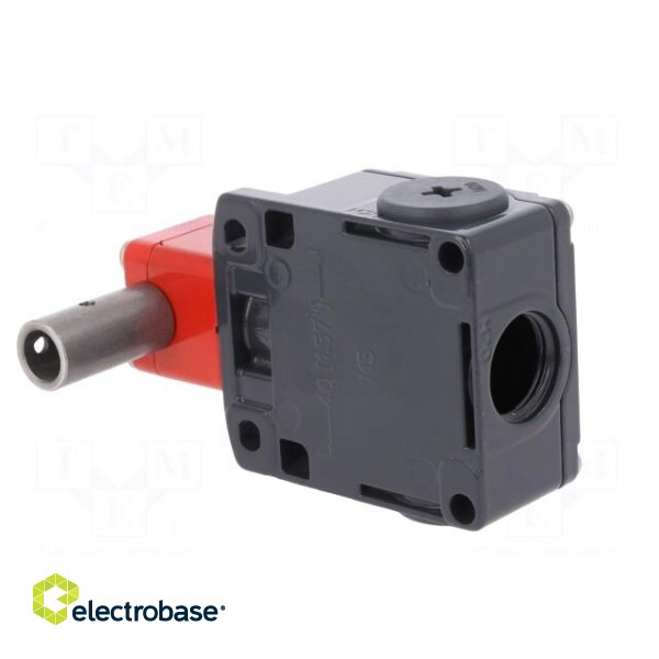 Safety switch: hinged | FL | NC x2 + NO | IP67 | -25÷80°C | red,grey image 4