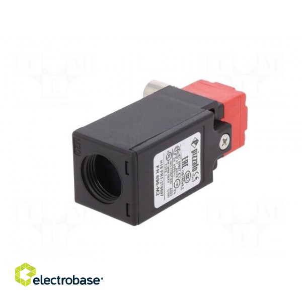 Safety switch: hinged | FR | NC + NO | IP67 | -25÷80°C | black,red image 6