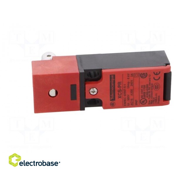 Safety switch: hinged | XCSPR | NC + NO | IP67 | -25÷70°C | red image 3