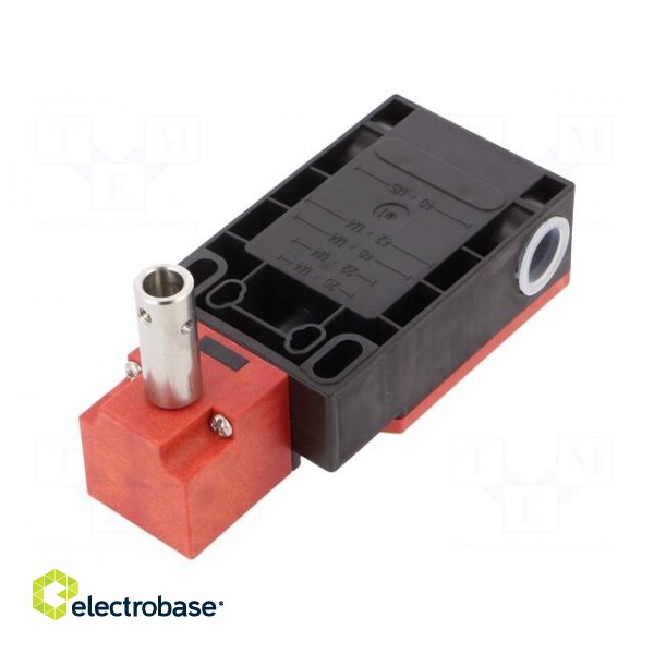 Safety switch: hinged | XCSTR | NC x2 + NO | IP67 | -25÷70°C | red paveikslėlis 1