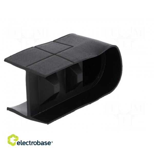 Lateral plug | -20÷55°C | Colour: black | Application: 3100.1610N paveikslėlis 2