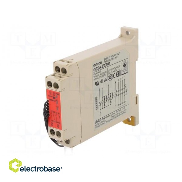 Module: extension | G9SA | for DIN rail mounting | -25÷55°C image 1