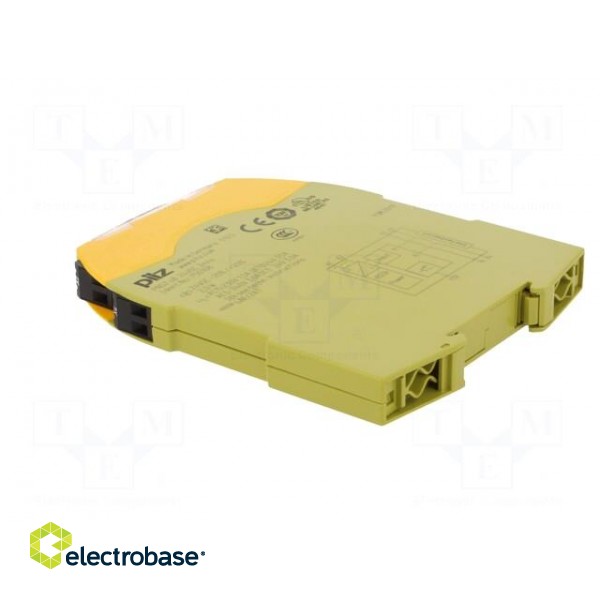 Module: extension | Series: PNOZ s8 | IN: 1 | OUT: 3 | Mounting: DIN | IP40 paveikslėlis 4
