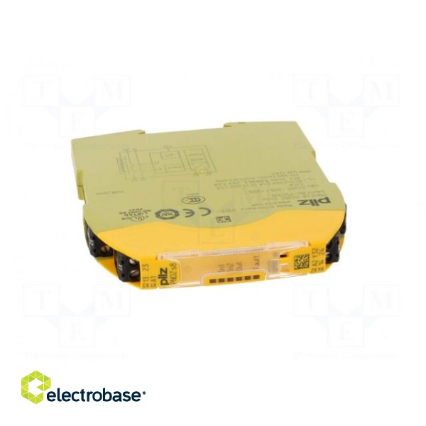 Module: extension | Series: PNOZ s8 | IN: 1 | OUT: 3 | Mounting: DIN | IP40 paveikslėlis 9