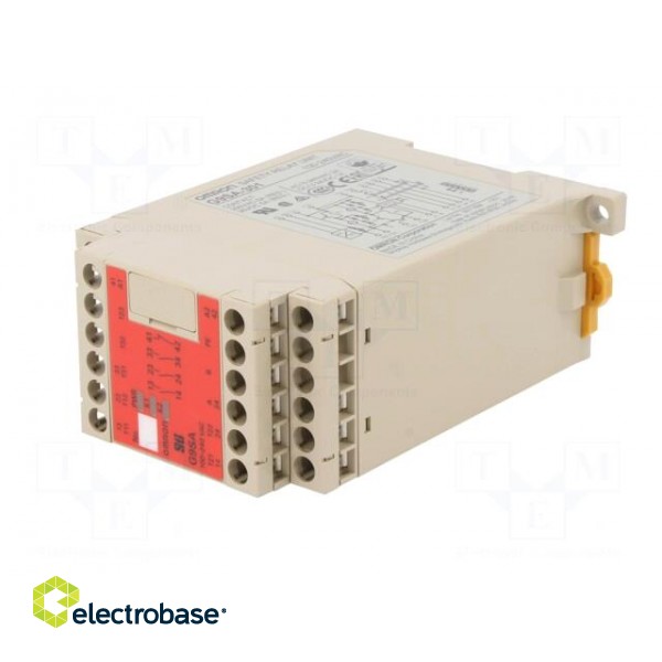 Module: safety relay | G9SA | 100÷240VAC | IN: 2 | -20÷55°C image 2