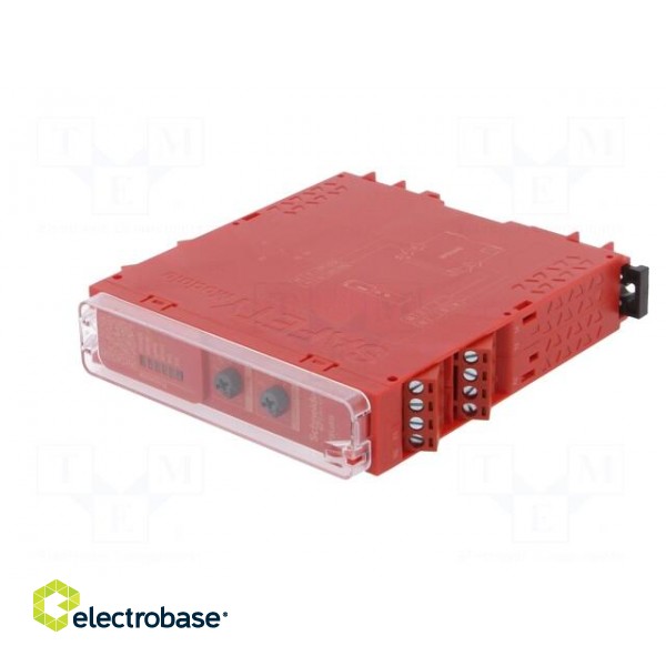Module: safety relay | 24VAC | 24VDC | IN: 1 | for DIN rail mounting image 2