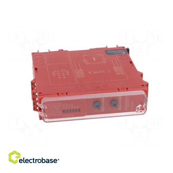 Module: safety relay | 24VAC | 24VDC | IN: 2 | for DIN rail mounting paveikslėlis 9