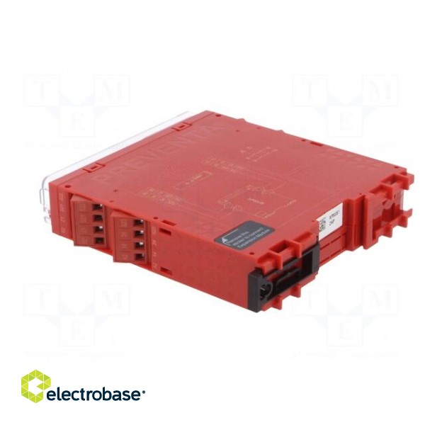 Module: safety relay | 24VAC | 24VDC | IN: 2 | for DIN rail mounting фото 4