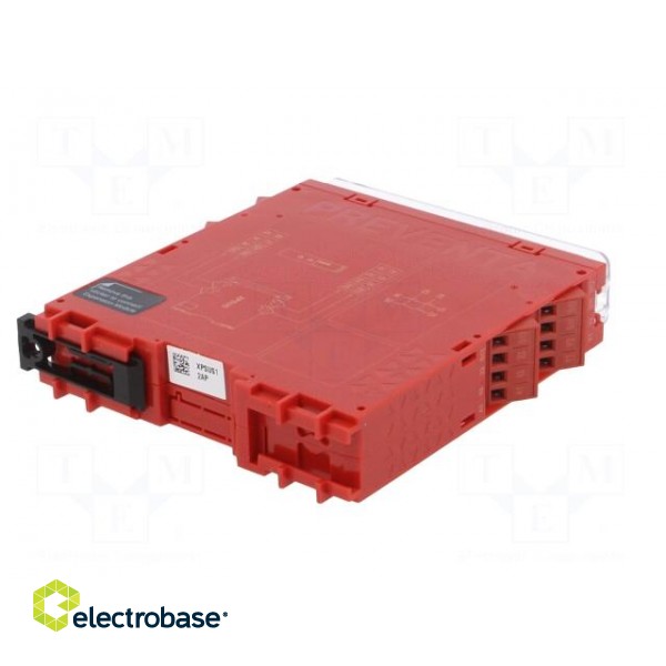 Module: safety relay | 24VAC | 24VDC | IN: 2 | for DIN rail mounting фото 6