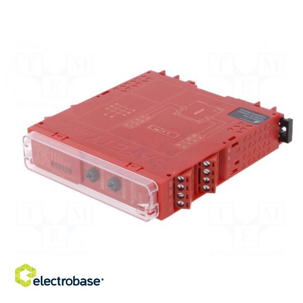 Module: safety relay | 24VAC | 24VDC | IN: 2 | for DIN rail mounting image 2