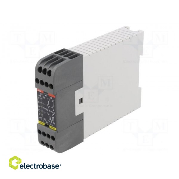 Module: safety relay | 24VDC | for DIN rail mounting | -10÷55°C image 1