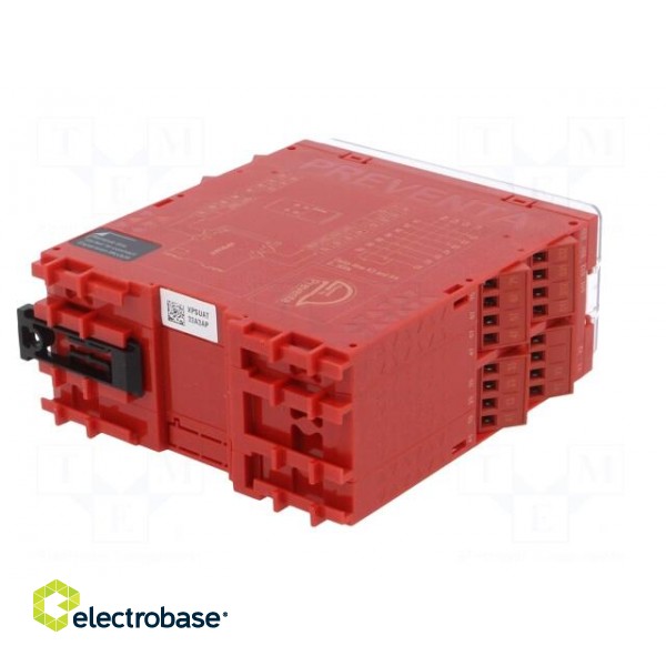 Module: safety relay | 48÷240VAC | 48÷240VDC | IN: 3 | -25÷50°C | IP20 image 6