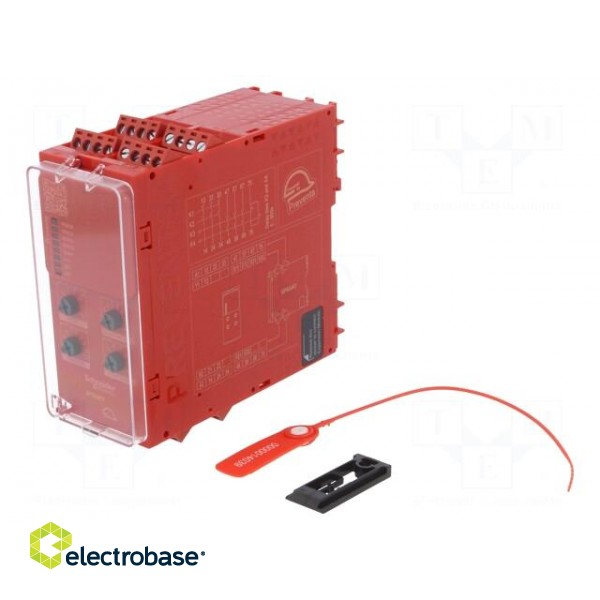 Module: safety relay | 48÷240VAC | 48÷240VDC | IN: 3 | -25÷50°C | IP20 image 1
