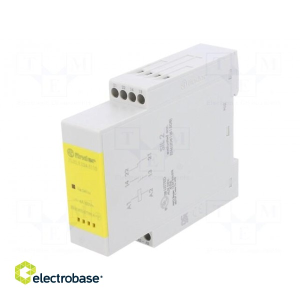 Module: safety relay | 7S | 24VDC | OUT: 2 | for DIN rail mounting paveikslėlis 1