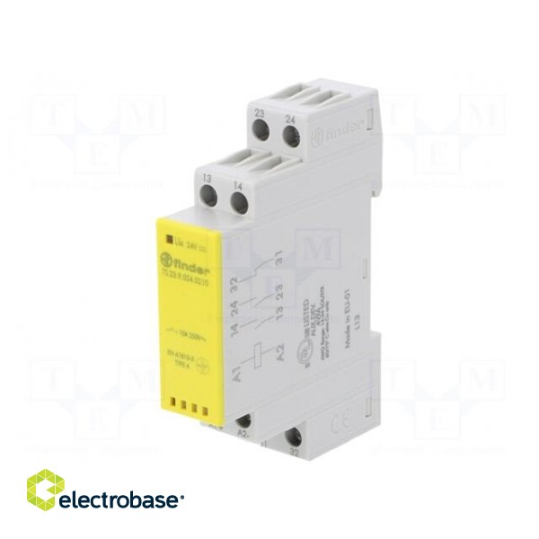 Module: safety relay | Series: 7S | OUT: 3 | Mounting: DIN | -40÷70°C фото 1