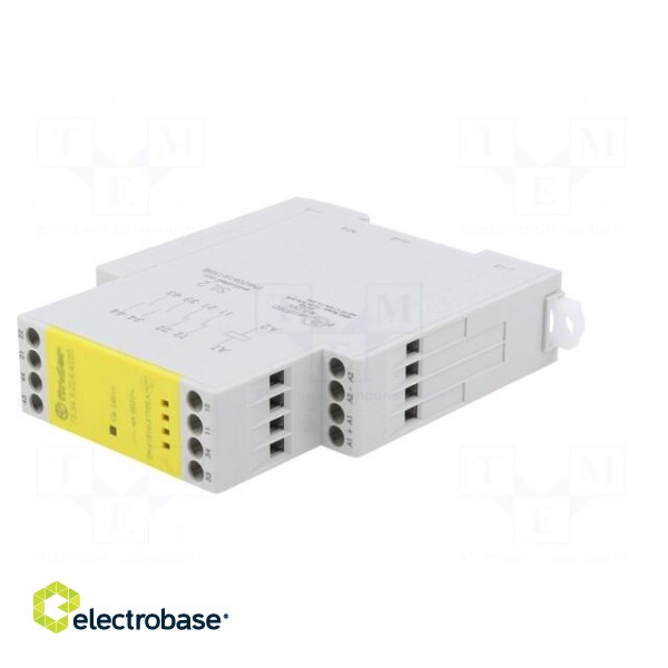 Module: safety relay | 7S | 24VDC | OUT: 4 | for DIN rail mounting фото 2