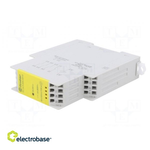 Module: safety relay | 7S | 24VDC | OUT: 4 | for DIN rail mounting paveikslėlis 2