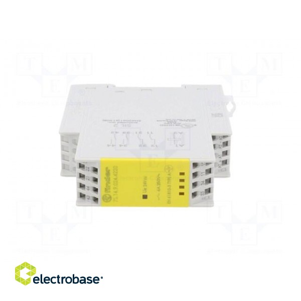 Module: safety relay | 7S | 24VDC | OUT: 4 | for DIN rail mounting image 9
