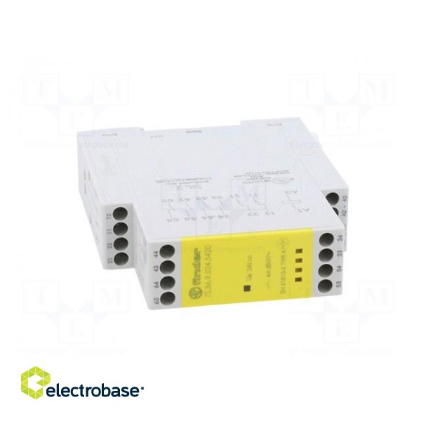 Module: safety relay | 7S | 24VDC | OUT: 6 | for DIN rail mounting paveikslėlis 9