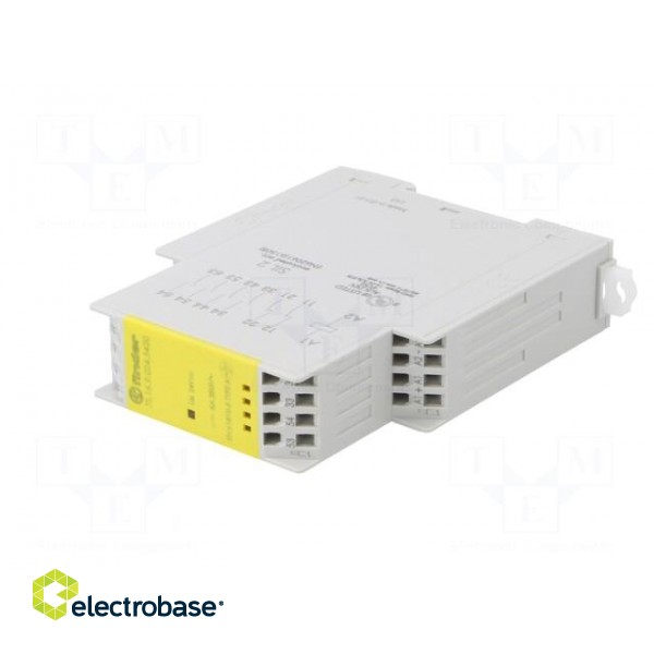 Module: safety relay | 7S | 24VDC | OUT: 6 | for DIN rail mounting image 2