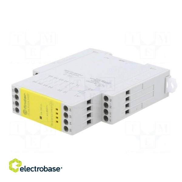 Module: safety relay | 7S | 24VDC | OUT: 6 | for DIN rail mounting фото 2