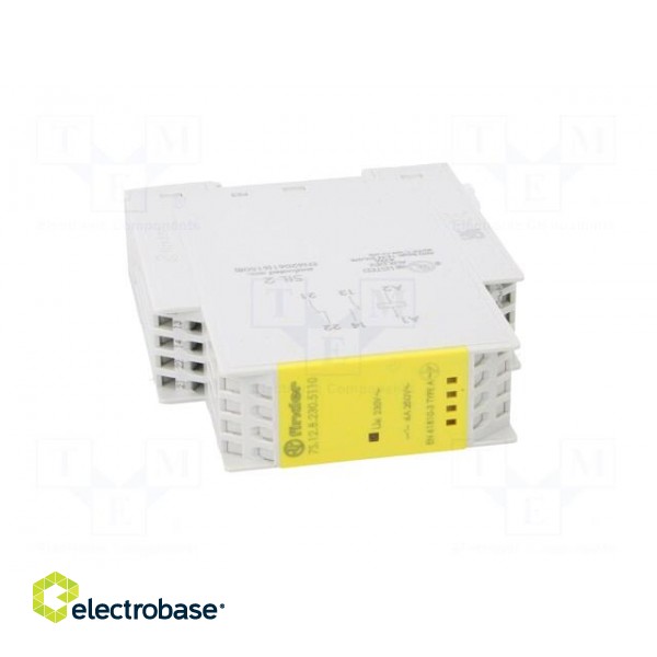 Module: safety relay | 7S | Usup: 230VAC | OUT: 2 | -40÷70°C | IP20 | 250V фото 9