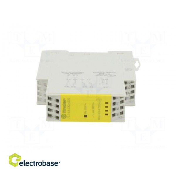 Module: safety relay | 7S | Usup: 230VAC | OUT: 4 | -40÷70°C | IP20 | 250V paveikslėlis 9