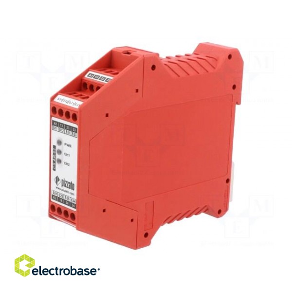 Module: safety relay | CS | 24VAC | 24VDC | for DIN rail mounting image 1