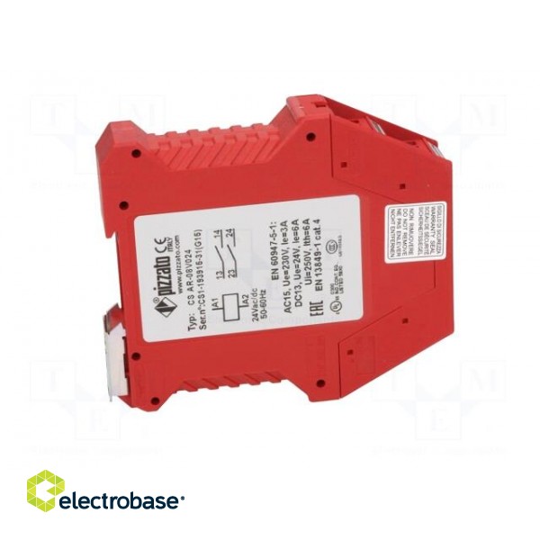 Module: safety relay | CS | 24VAC | 24VDC | for DIN rail mounting фото 7