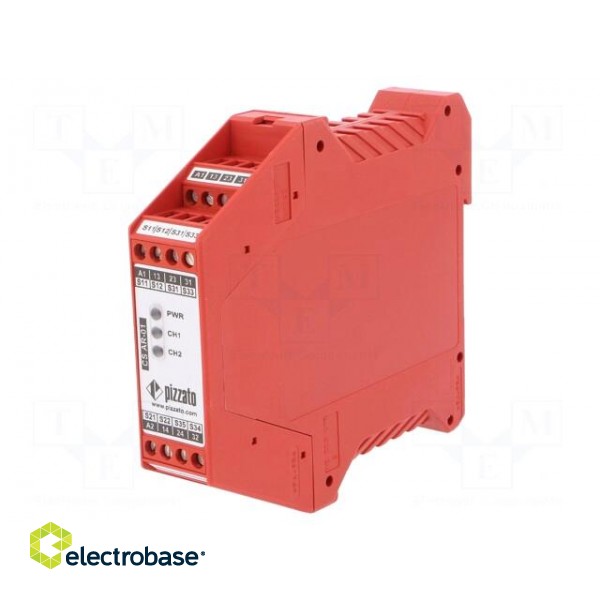 Module: safety relay | CS | 24VAC | 24VDC | for DIN rail mounting фото 1