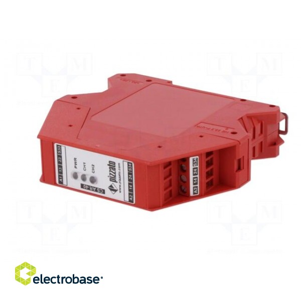 Module: safety relay | CS | 24VAC | 24VDC | for DIN rail mounting фото 2