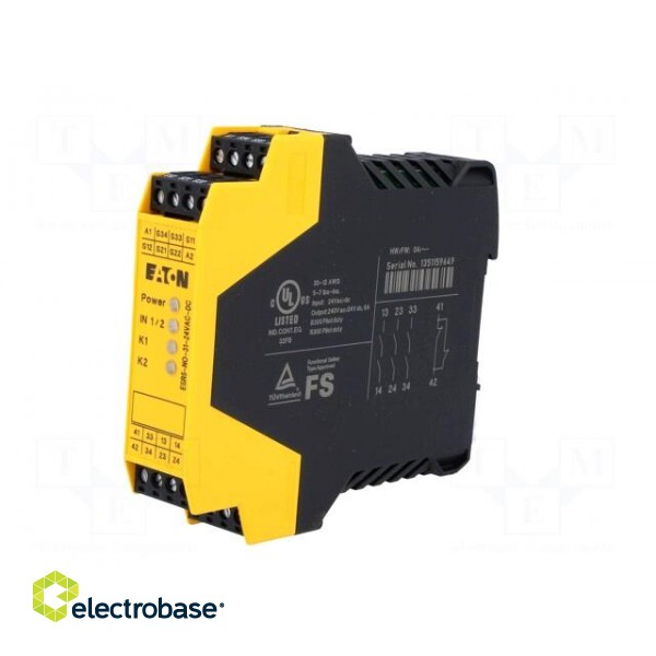 Module: safety relay | ESR5 | 24VAC | 24VDC | IN: 3 | -20÷55°C | IP20 image 2