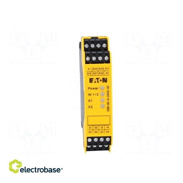 Module: safety relay | ESR5 | 24VAC | 24VDC | IN: 3 | -20÷55°C | IP20 фото 9