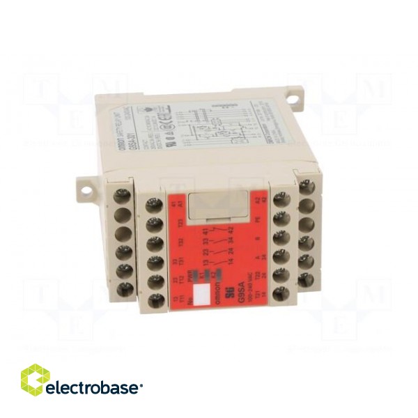 Module: safety relay | G9SA | 100÷240VAC | IN: 2 | -20÷55°C image 9