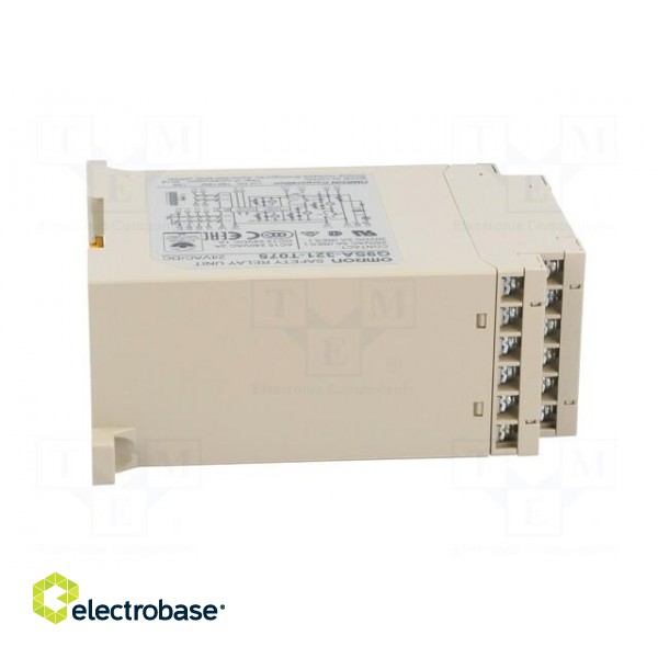 Module: safety relay | G9SA | 24VAC | 24VDC | IN: 2 | -20÷55°C | 0.5÷7.5s paveikslėlis 7