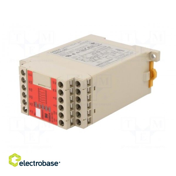 Module: safety relay | G9SA | 24VAC | 24VDC | IN: 2 | -20÷55°C image 2