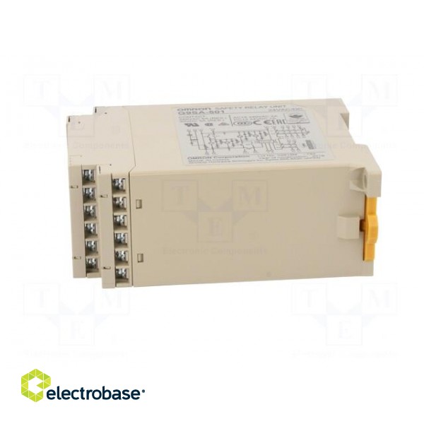 Module: safety relay | G9SA | 24VAC | 24VDC | IN: 2 | -20÷55°C paveikslėlis 3