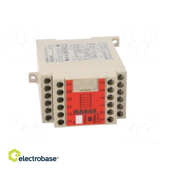 Module: safety relay | G9SA | 24VAC | 24VDC | IN: 2 | -20÷55°C paveikslėlis 9