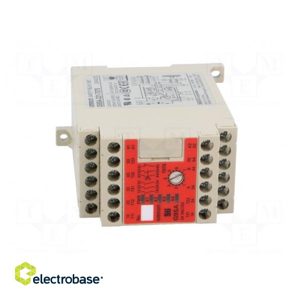 Module: safety relay | G9SA | 24VAC | 24VDC | IN: 2 | -20÷55°C | 0.5÷7.5s paveikslėlis 9