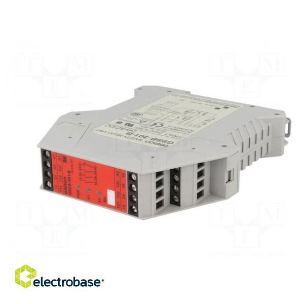 Module: safety relay | Series: G9SB | 24VDC | 24VAC | IN: 1 | -25÷55°C paveikslėlis 2