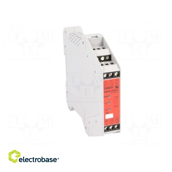 Module: safety relay | Series: G9SB | 24VDC | 24VAC | IN: 2 | -25÷55°C paveikslėlis 9