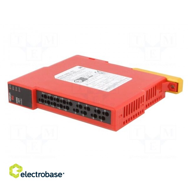 Module: safety relay | G9SE | 24VDC | IN: 4 | for DIN rail mounting image 2