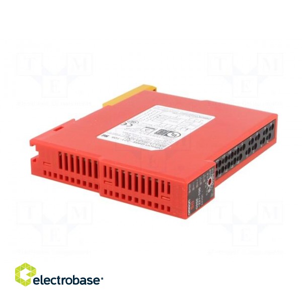 Module: safety relay | G9SE | 24VDC | IN: 4 | for DIN rail mounting фото 8